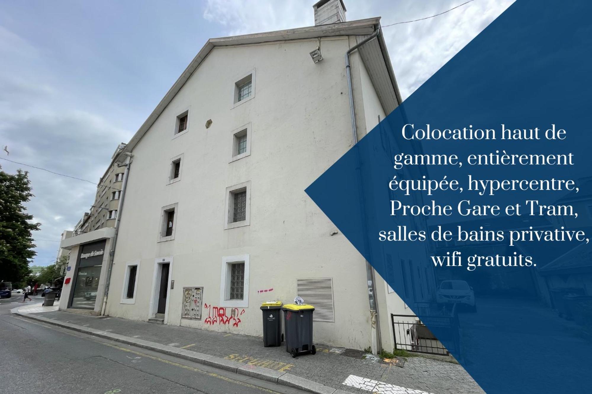 La Coloc Choco - Belle Colocation En Hypercentre / 5 Chambres Privees / Salle De Bains Privative / Proche Gare Et Tram / Wifi Et Netflix Annemasse Ngoại thất bức ảnh
